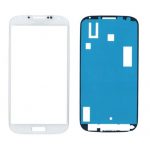 Samsung Galaxy S4 i9500 glas/scherm/display met sticker - wit