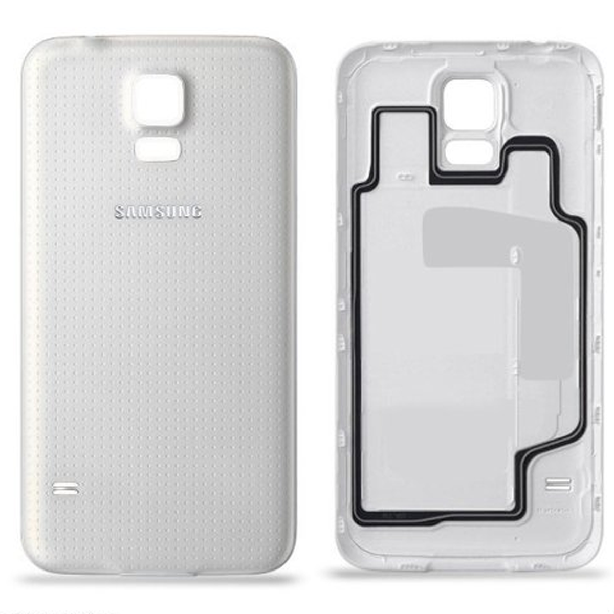 Voor Samsung Galaxy S5 Accudeksel  - Wit -originele kwaliteit