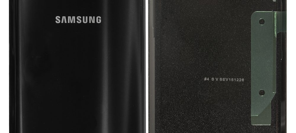 Samsung Galaxy S7 Batterij Cover Zwart – originele kwaliteit + lens