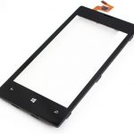 Nokia Lumia 520 525 Touchscreen + Frame Zwart