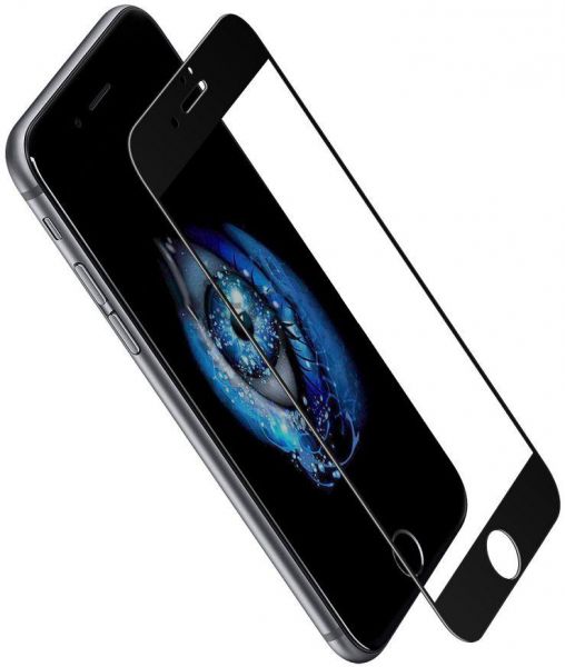 Full cover glazen screenprotector voor de Apple iPhone 7 Plus – 9H - zwart