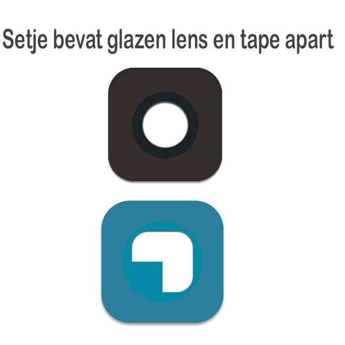 Voor Samsung S6 / S6 Edge camera lens glas - Goud