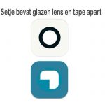 Voor Samsung S6 / S6 Edge camera lens glas - Wit