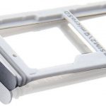 Voor Samsung Galaxy S7 Edge G935 SIM card houder Slot Micro SD kaart houder - Grijs