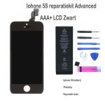 Iphone 5S LCD reparatie en upgrade kit voor de advanced - Zwart