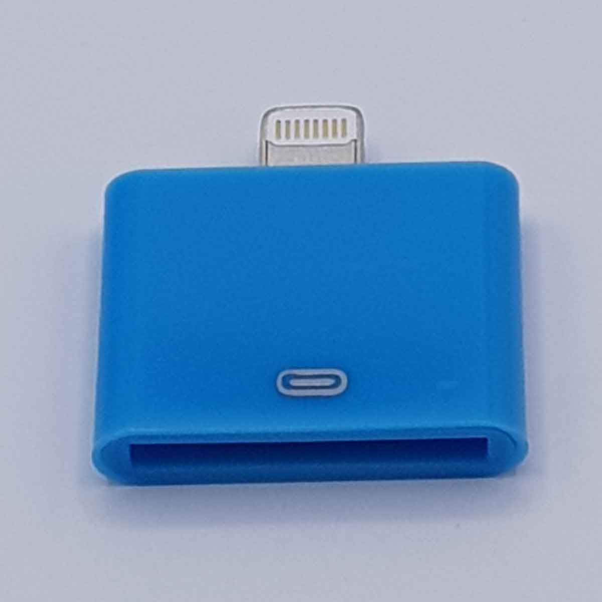 30 Pins Naar Lightning compatible (8 Pin) Kabel Adapter - Voor Ipad / iPhone - Blauw