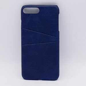 Voor IPhone 7/8 Plus - kunstlederen back cover / wallet - blauw
