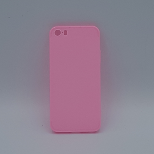 iPhone 5, 5s, SE hoesje - effen pink - Roze