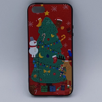 iPhone 7 hoesje - kerst - kerstboom tafereel