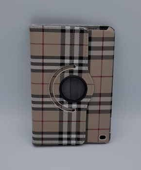 Voor iPad mini 4 case / hoes  - Geruit - bruin