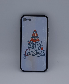 iPhone 6 Plus hoesje  - kerst - a very Merry Christmas - wit