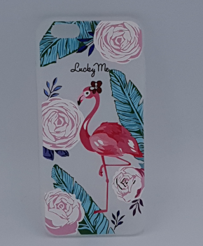 iPhone 6 / 6S hoesje  - flamingo - lucky me