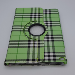 Voor iPad mini 4 case / hoes  - Geruit - groen