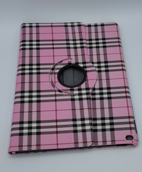 Voor iPad Pro 10.5 inch case / hoes  - Geruit-  roze