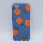 iPhone 6 / 6S hoesje  - Oranges on blue