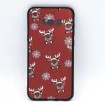 Samsung S8 Plus hoesje  - kerst - Rudolf rednose - rood