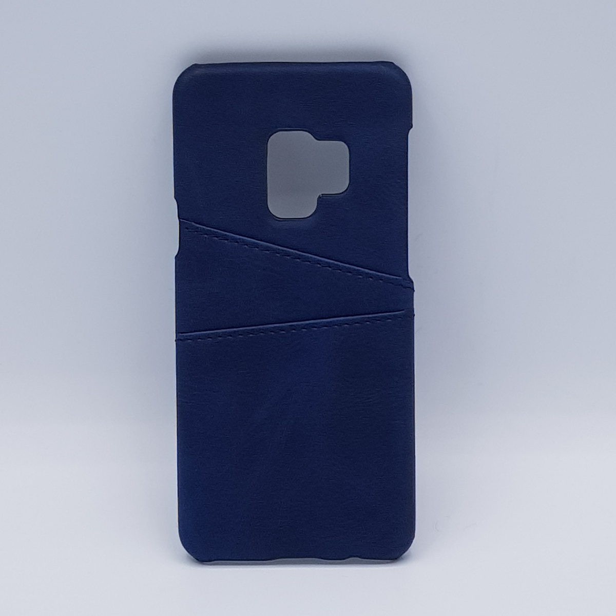 Voor Samsung S9 - kunstlederen back cover / wallet blauw