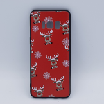 Samsung S9 hoesje  - kerst - Rudolf rednose - rood