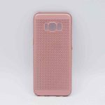 Voor Samsung Galaxy S8 - hoesje - metaal gaas look - Rose goud