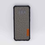 Voor Samsung Galaxy S8 - hoesje - Jeanslook - kaki
