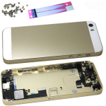 Complete behuizing voor iPhone SE - kabels en schroefset - goud