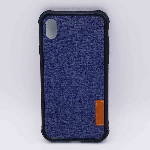 Voor IPhone XR - hoesje - Jeanslook - blauw
