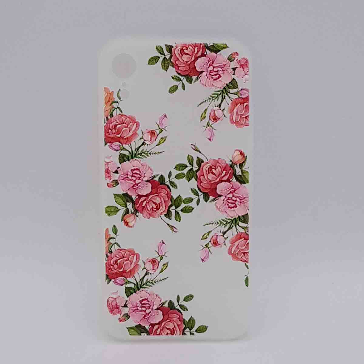 iPhone XR - hoesje - Roze rozen in bloei