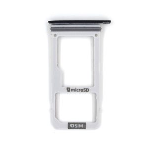 Single Sim - Sd kaart houder voor Samsung Galaxy A3 A320 A320F A320FD A320YD A320Y - zwart