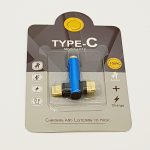 Duo head USB-C naar 3,5mm Jack audio adapter - Blauw