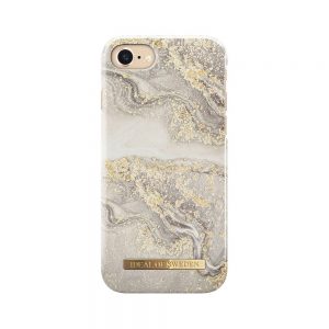 iDeal Fashion Case Sparkle Greige Marble iPhone 8/7/6S