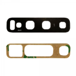 Voor Samsung Note 10/ 10 Plus achtercamera lens glaasje - zwart
