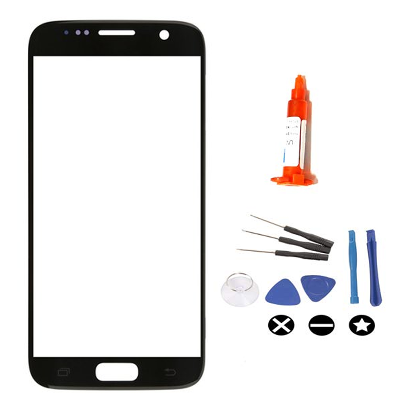 Samsung Galaxy vervangglas + loca lijm - zwart