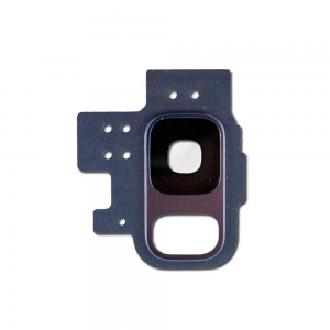 Voor Samsung Galaxy S9 camera ring cover met lens – Blauw