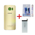 Voor Samsung Galaxy S6 achterkant + batterij - goud