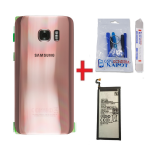 Voor Samsung Galaxy S7  achterkant + batterij - rose goud