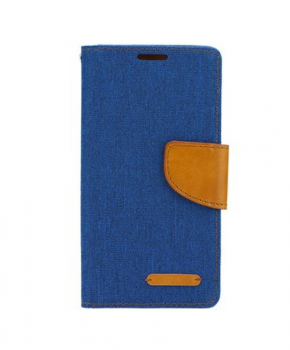 Canvas Book case - voor de Apple iPhone 7/8 -blauw