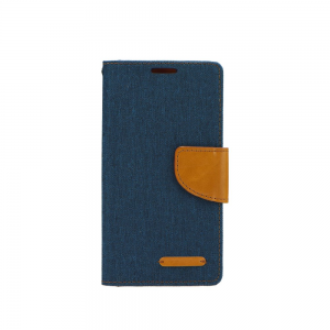 Canvas Book case - voor de Huawei P Smart -navy
