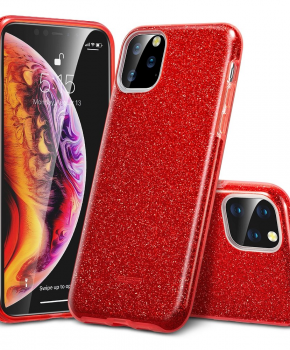 ESR Makeup Glitter-hoesje voor iPhone 11 Pro (5.8) - rood