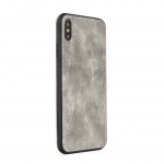 FORCELL Denim case voor Samsung A40 - grijs