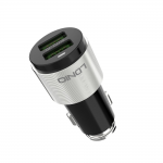 Autolader LDNIO C403 met dubbele USB-aansluiting 2A + USB type C-kabel