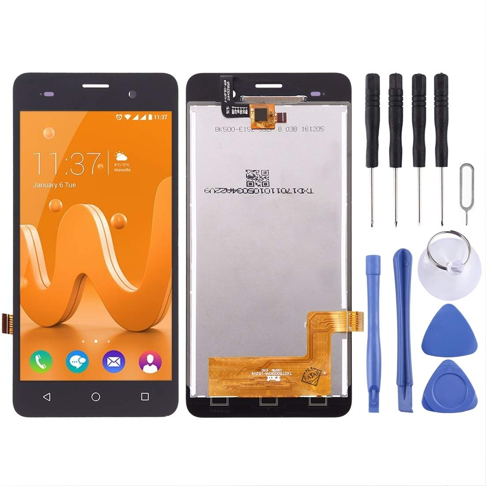 LCD met digitizer scherm voor Wiko Jerry - zwart