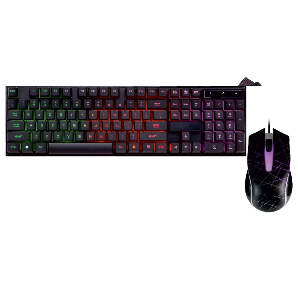 Muis en toetsenbord ART AK-50 set met achtergrondverlichting