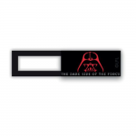 Webcam cover / schuifje  - licentie™ - Dart Vader 03 - zwart
