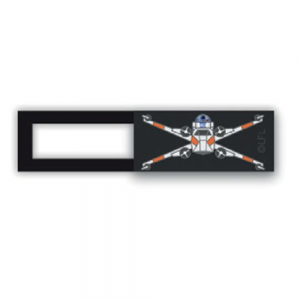 Webcam cover / schuifje  - licentie™ - Star Wars Q15 - zwart