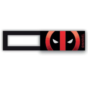 Webcam cover / schuifje  - licentie™ - deadpool 01 - zwart