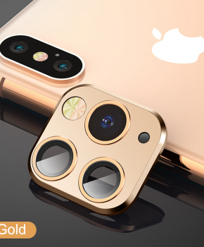 voor iphone X/Xs/Xs Max cameralens iPhone 11 Pro stijl 1 - goud