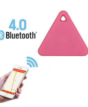 Mini tracker - bluetooth tracker - driehoek roze