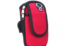 Sport armband tasje FULL CLOSE - rood