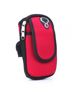 Sport armband tasje FULL CLOSE - rood