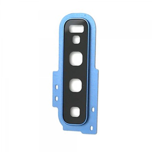 Achter camera cover met lens glas voor de Samsung Galaxy S10 - blauw